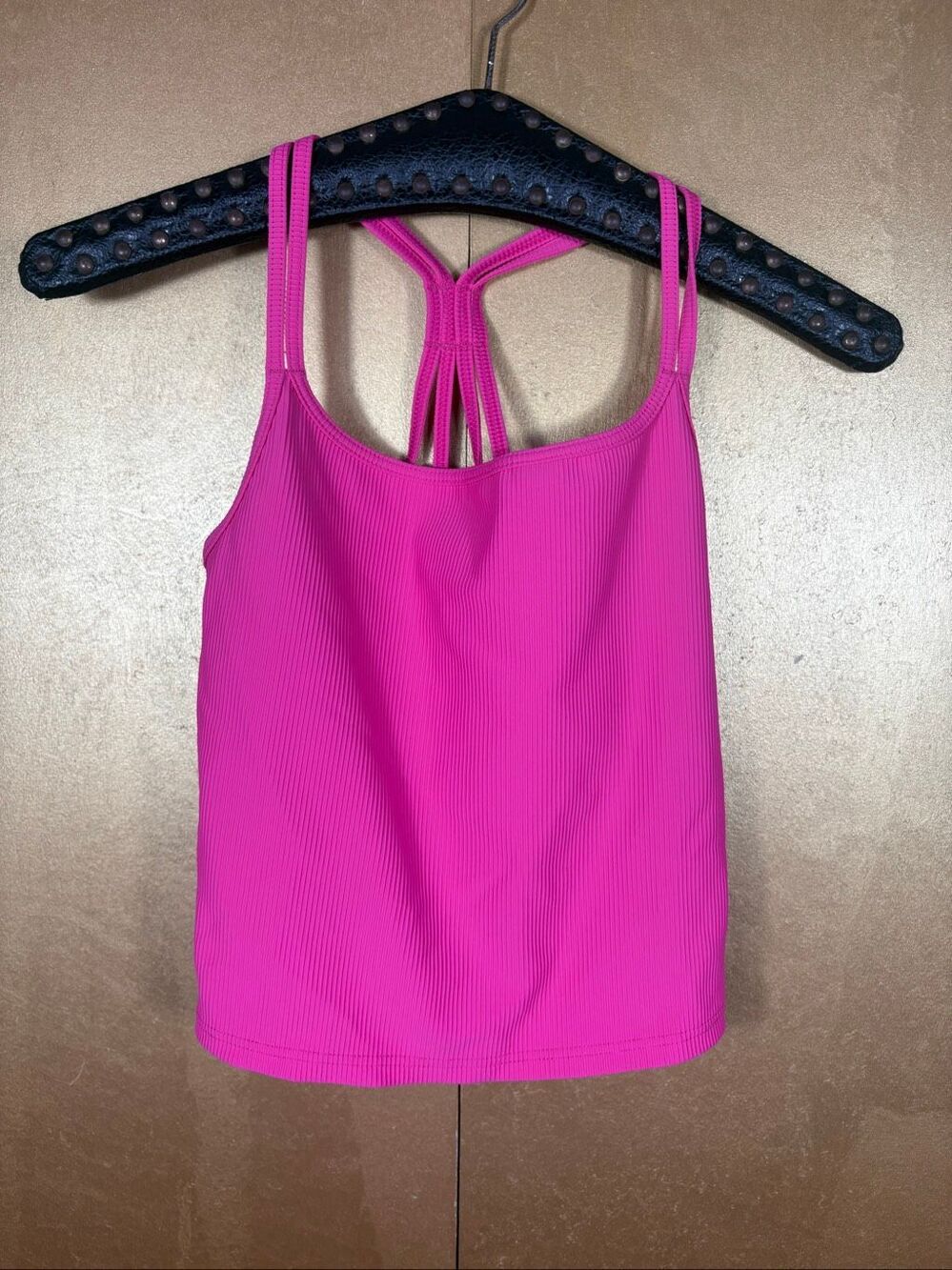 Electric yoga activewear scrappy tank top size S